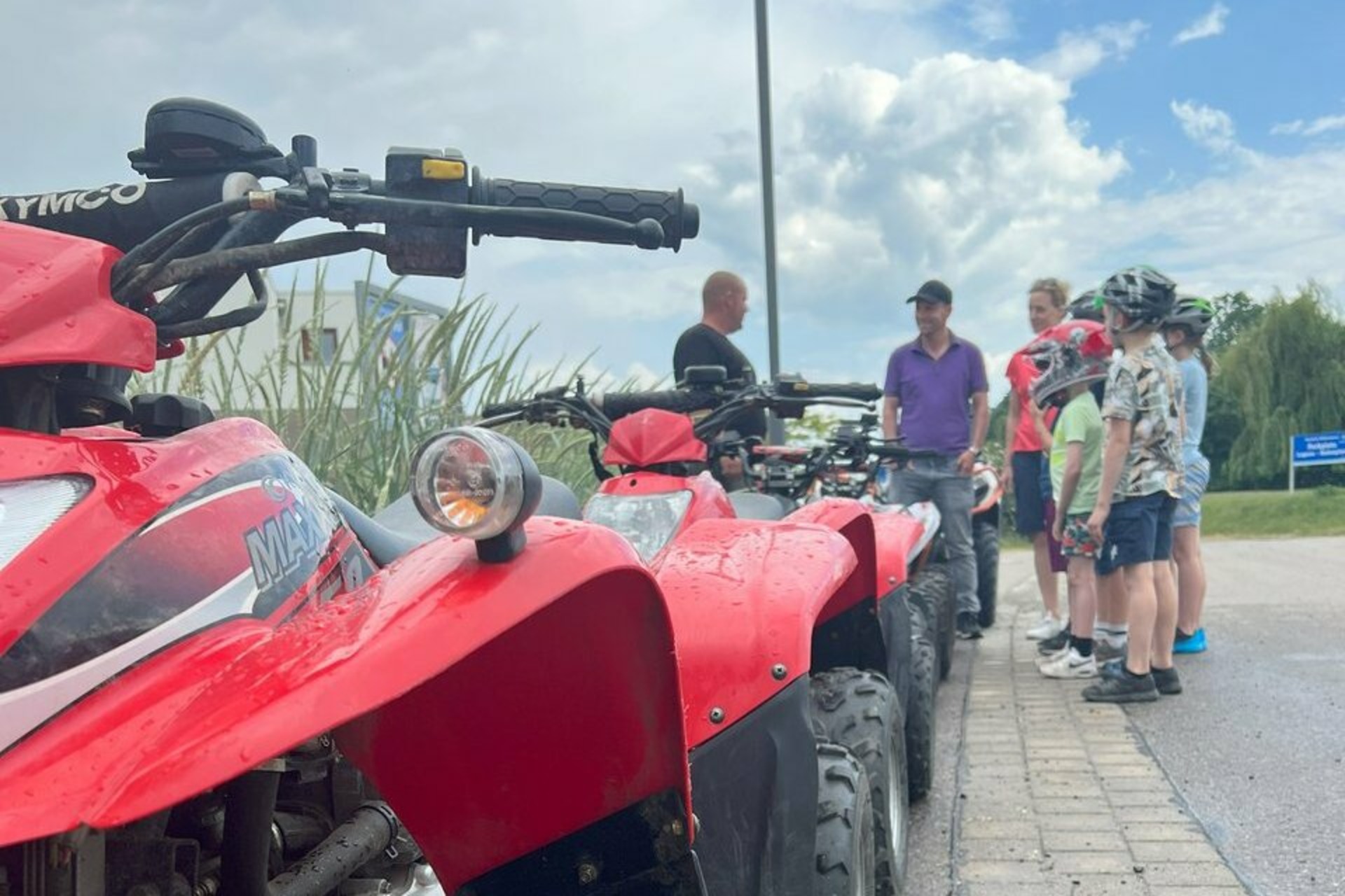Kinderquad fahren am Hainer See